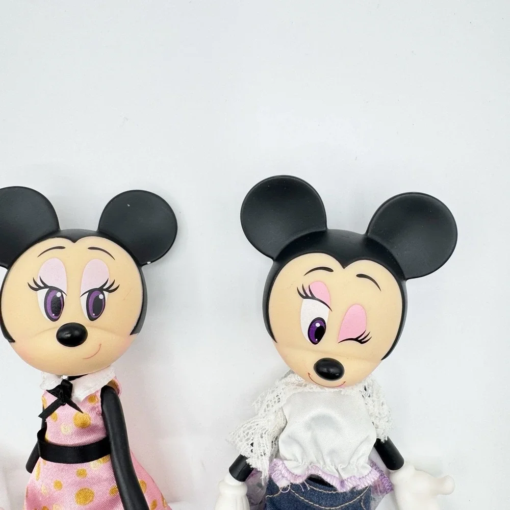 Lot Jakks Pacific Disney Minnie Mouse Posable Bendable Fashion 4 Doll Clothes